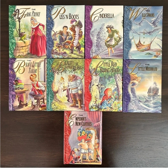 90’s VTG Kid’s Tormont Fairytale 9 Book Lot, Cinderella, Little Mermaid & more - Picture 2 of 8